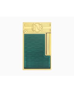 ACCENDINO S.T. DUPONT LIGNE 2 CLING 20000 LEGHE SOTTO I MARI VERDE PACIFIC ORO GIALLO LIMITED EDITION C16052CL