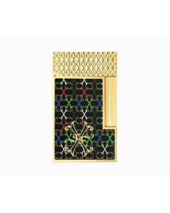 ACCENDINO S.T. DUPONT LIGNE 2 FUENTE NERO ORO GIALLO LIMITED EDITION C16060CL