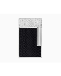 ACCENDINO S.T. DUPONT LIGNE 2 SNAKE SKIN NERO/PALLADIO C16079