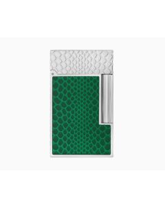 ACCENDINO S.T. DUPONT LIGNE 2 SNAKE SKIN VERDE/PALLADIO C16078