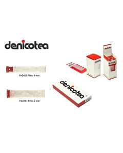 FILTRI PER PIPA E BOCCHINI SIGARETTA  DENICOTEA CRISTALLI ATTIVI DA 6 E 9 MM FAD103-FAD135