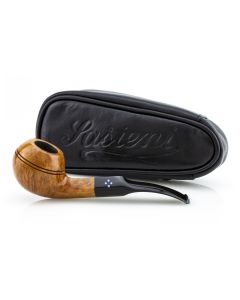 PIPA SASIENI 4 DOT NATURAL POLISHED PASA-4DOTNL-01 BENT RHODESIAN PASA-4DOTNL-01