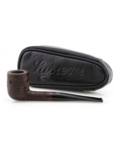 PIPA SASIENI 4 DOT RUFF ROOT WALNUT SANDBLASTED PASY25-SA4DOTRRWS-01 BILLIARD PASY25-SA4DOTRRWS-01-BILLIARD