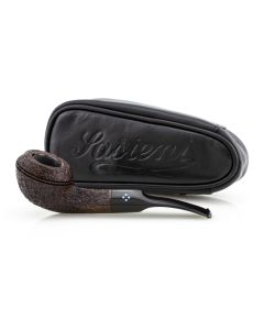 PIPA SASIENI 4 DOT RUFF ROOT WALNUT SANDBLASTED PASY25-SA4DOTRRWS-05 BENT BULLDOG PASY25-SA4DOTRRWS-05-BENTBUL