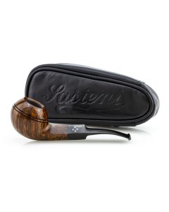 PIPA SASIENI 4 DOT WALNUT POLISHED PASY25-SA4DOTWP-04 BENT RHODESIAN PASY25-SA4DOTWP-04-BENTRHO