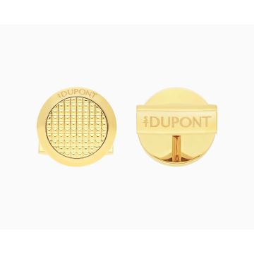 GEMELLI S.T. DUPONT TONDI PUNTA DIAMANTE ORO GIALLO