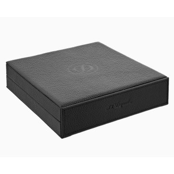SCATOLA PORTASIGARI HUMIDOR S.T. DUPONT DA VIAGGIO IN PELLE NERA 001357