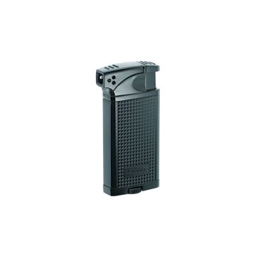 ACCENDINO PER PIPA E SIGARO VECTOR DUKE DOPPIA FIAMMA 04 NERO OPACO TK00DK0004