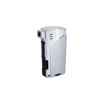 ACCENDINO PER PIPA VECTOR GLADIUS FIAMMA ANGOLATA CON UTENSILI 1C CROMO SATINATO TK00GL001C