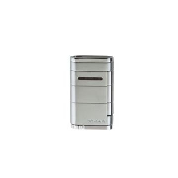 ACCENDINO PER SIGARI XIKAR ALLUME SINGLE STEEL ARGENTO C42000531S