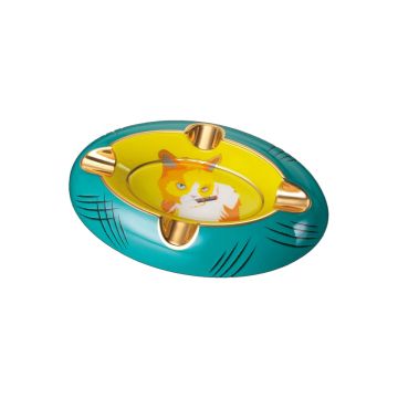 POSACENERE SIGLO GRUMPY CAT GIALLO/VERDE SG0012578D