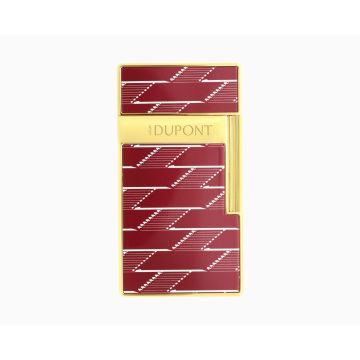 S.T. DUPONT BIGGY MONOGRAM 1872 BURGUNDY LIGHTER 025078B