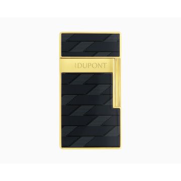 S.T. DUPONT BIGGY MONOGRAM 1872 BLACK LIGHTER 025079