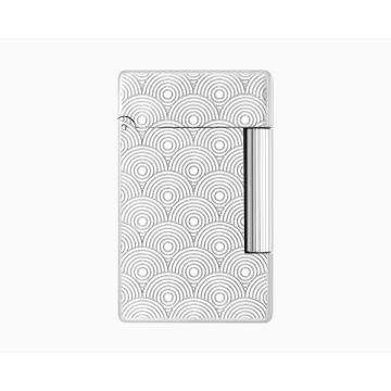 ACCENDINO S.T. DUPONT INITIAL CINETIQUE ARGENTO 020844