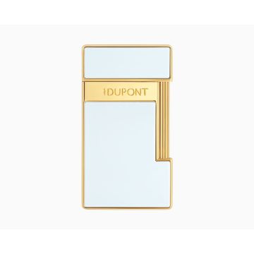 ACCENDINO S.T. DUPONT SLIMMY BIANCO BRILLANTE ORO 028224