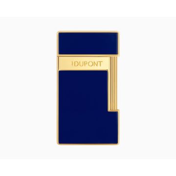 ACCENDINO S.T. DUPONT SLIMMY BLU BRILLANTE ORO 028225