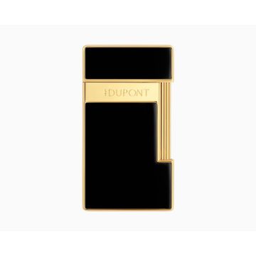 ACCENDINO S.T. DUPONT SLIMMY NERO BRILLANTE ORO