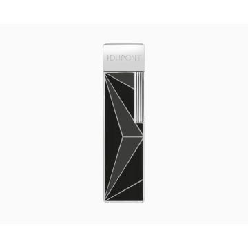 S.T. DUPONT TWIGGY FIRE X BLACK/CHROME LIGHTER