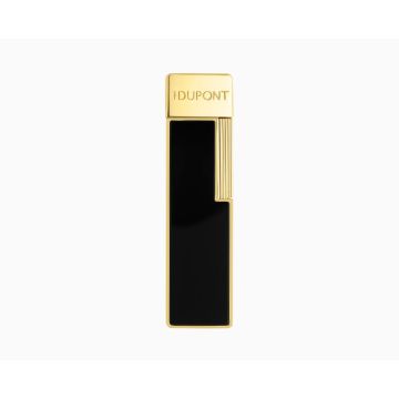 S.T. DUPONT TWIGGY SHINY BLACK GOLD LIGHTER