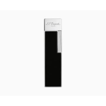 S.T. DUPONT TWIGGY BRIGHT BLACK CHROME LIGHTER 030001