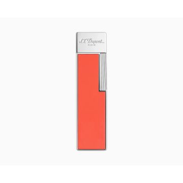 S.T. DUPONT TWIGGY LIGHTER BRILLIANT CORAL CHROME 030011