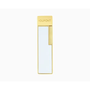 S.T. DUPONT TWIGGY WHITE / YELLOW GOLD LIGHTER 030031
