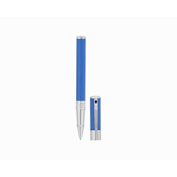 S.T. DUPONT D-INITIAL ROLLER BLUE/CHROME 262216 PEN 262216