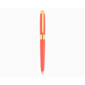 PENNA S.T. DUPONT LINE D ETERNITY A SFERA PUNTA MEDIA CORALLO ORO GIALLO 425018M