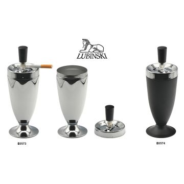 POSACENERE LUBINSKI A MOLLA GRANDE CALICE IN METALLO DA TAVOLO E0573-E0574 E0573-E0574