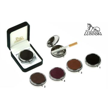 POSACENERE LUBINSKI DA BORSETTA IN METALLO RIVESTITO IN PELLE DI CAPRETTO E252 E252