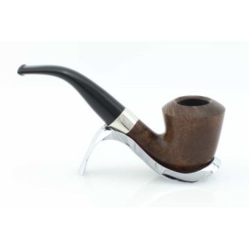 PETERSON ARAN SMOOTH NICKEL MOUNTED B10 BENT DUBLIN ANMB10---N---F-