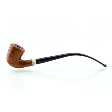PIPA ALDO VELANI CHURCHWARDEN LISCIA CHIARA BENT DUBLIN FILTRO 9 MM PAVCW22-LC03