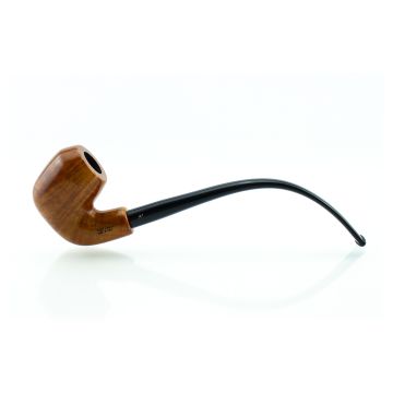 PIPA ALDO VELANI CHURCHWARDEN LISCIA CHIARA BENT RHODESIAN FILTRO 9 MM PAVCW22-LC01