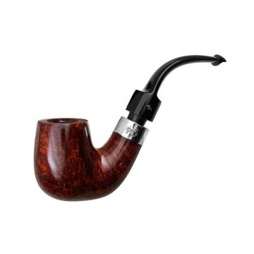 PIPA PETERSON HOUSE PIPE TERRACOTTA BENT P-LIP BENT BILLIARD ASSXLBEN-STE-P-