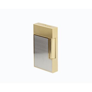 ACCENDINO S.T. DUPONT LINEA 2 CLING FINITURA PALLADIO ORO PUNTA DIAMANTE C16605