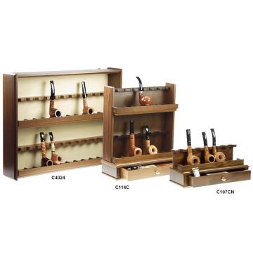 LUBINSKI WALL RACK WALNUT WOOD C107CN-C114C-C4024 C107CN-C114C-C4024