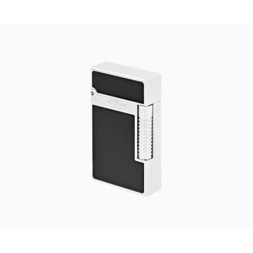 S.T. DUPONT LE NEW GRAND DUPONT CLING BLACK LACQUER AND PALLADIUM LIGHTER C23010