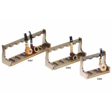 POGGIA E PORTA PIPE RASTRELLIERA SPACE LUBINSKI LEGNO NOCE C20