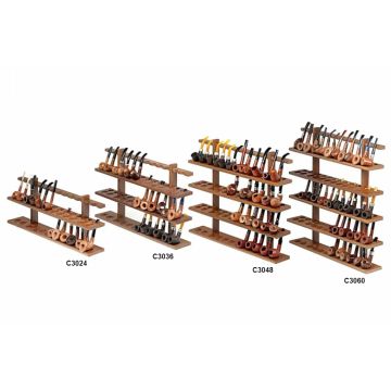 LUBINSKI WALL RACK WALNUT WOOD C30 C30