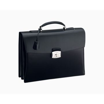 BORSA SOFFIETTO S.T. DUPONT LINEA D PELLE NERA 181002 181002