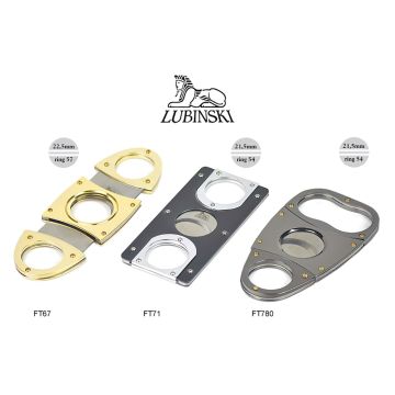 LUBINSKI DOUBLE GUILLOTINE CIGAR CUTTER FT67-FT71-FT780 FT67-FT71-FT780