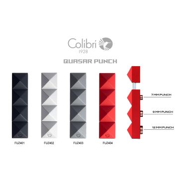 BUCASIGARI COLIBRI QUASAR A TRE LAME IN METALLO LACCATO FUZ40