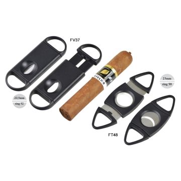 SPUNTASIGARI LUBINSKI IN PLASTICA NERA FV37-FT48