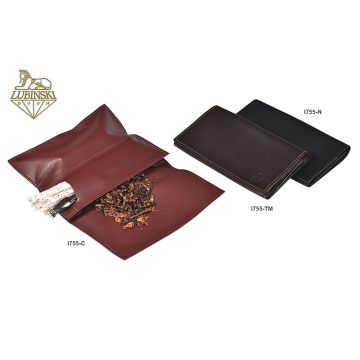 LUBINSKI NAPPA LEATHER FINISH TOBACCO POUCH I755 I755