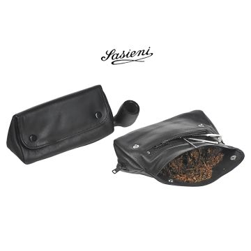 BORSA PORTATABACCO SASIENI PER 1 PIPA E ACCESSORI IN NAPPA IS904