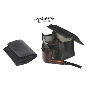 PORTATABACCO DA PIPA SASIENI BOX PICCOLA IN NAPPA IS902