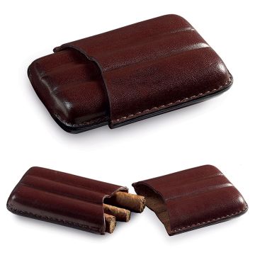 PORTASIGARI AMMEZZATO EGOIST 3 PEZZI SAGOMATO MARRONE JK08101