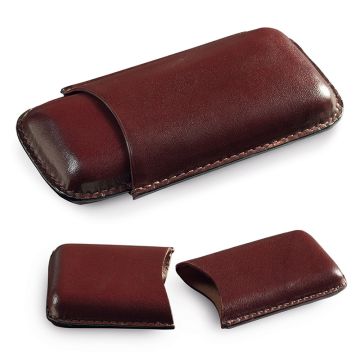 PORTASIGARI ROBUSTO EGOIST 2 PEZZI LISCIO MARRONE JK08009