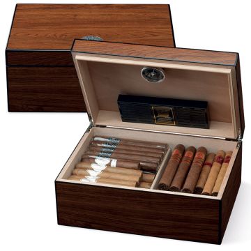SCATOLA PORTASIGARI HUMIDOR EGOIST 40 SIGARI MARRONE JK00174