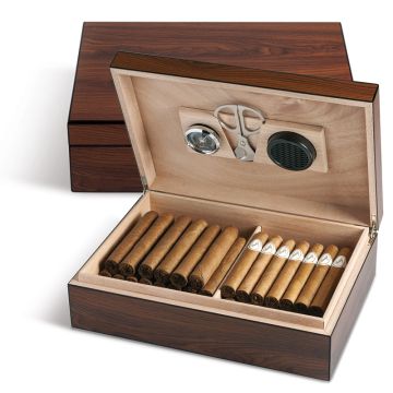 SCATOLA PORTASIGARI HUMIDOR EGOIST KIT 25 SIGARI MARRONE JK00170